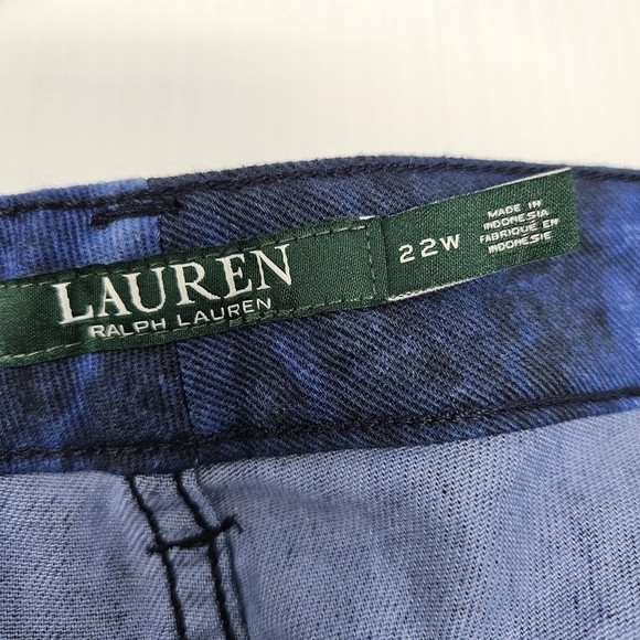 Lauren Ralph Lauren Jeans 22W Skinny Crop NWT - Picture 2 of 12